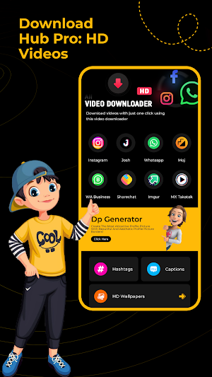 Download Hub Pro: HD Videos Screenshot 0