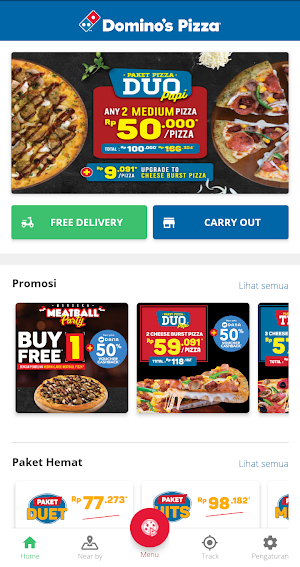 Domino's Pizza Indonesia - Home Delivery Expert Screenshot 0