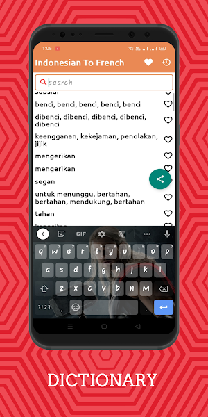 Indonesian To French Dictionary Offline Screenshot 1