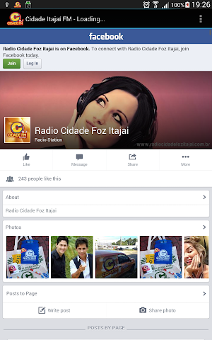 Rádio Cidade Foz Itajaí FM Screenshot 3