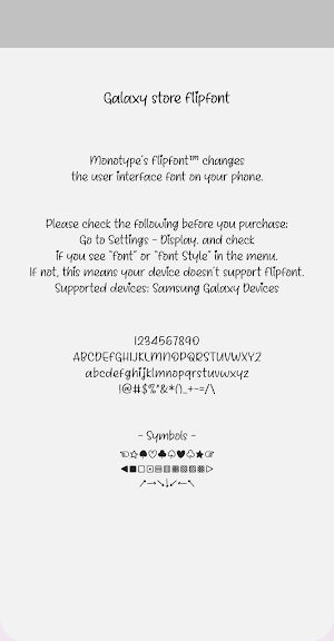 Nm SweetSnow™ Latin Flipfont Screenshot 3