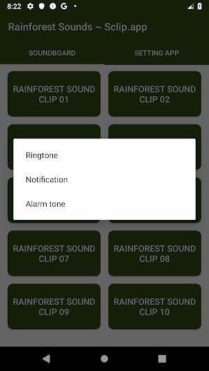 Rainforest Sound Collections ~ Sclip.app Screenshot 3