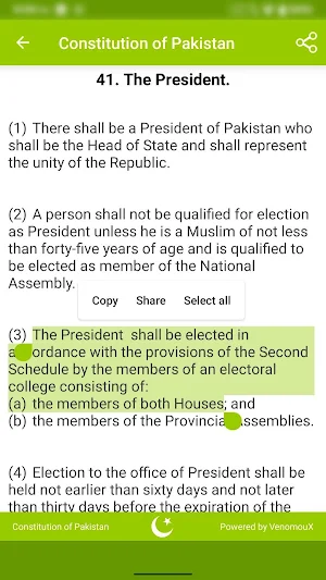 Constitution of Pakistan 1973 Screenshot 2