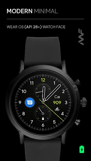 Awf Modern Minimal - watchface Screenshot 0