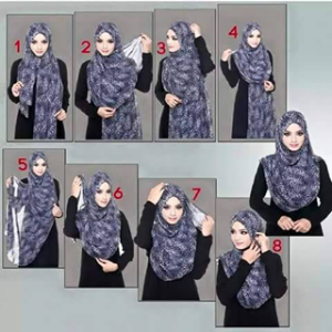 Cara Memakai Jilbab Segi Empat Screenshot 1