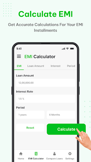 EMI Calculator - Finance Tool Screenshot 1