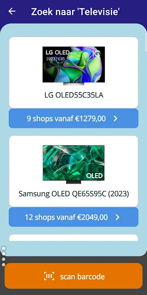 Prijsvergelijk Barcode Scanner Screenshot 3