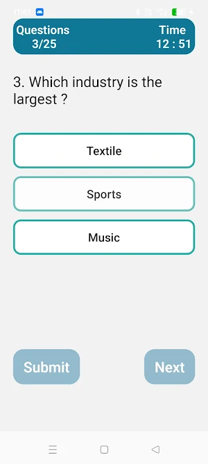 Indian Economy Quiz Screenshot 3