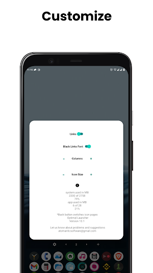 Optimal: Clean Home (Launcher) Screenshot 2