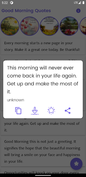 Good Morning Quotes and Saying Screenshot 2