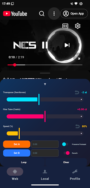 Transpose Pitch Speed Control Screenshot 0