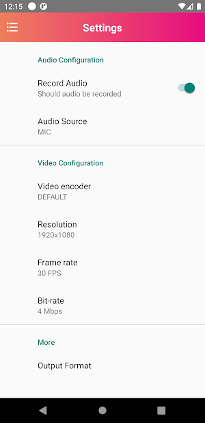 Recoder - Capture screen and t Screenshot 2