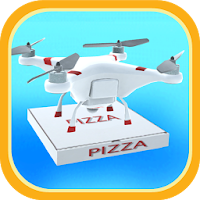 Drone Pizza Delivery 3D