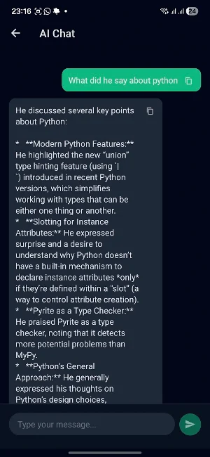Brieforia: AI Meetings & Notes Screenshot 3