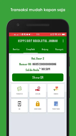 KSPPS BMT ROUDLOTUL JANNAH Screenshot 1