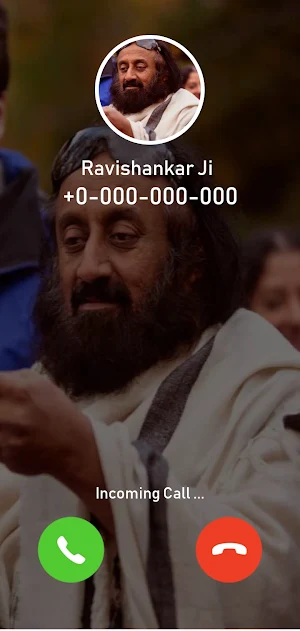 Sri Sri Ravishankar Fake Call Screenshot 1