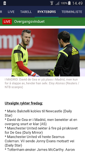 NA fotball Screenshot 3