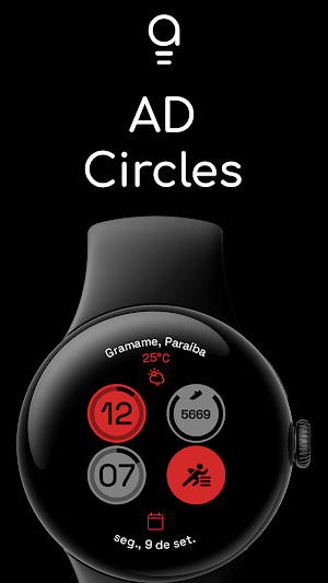 AD Circles - Watch Face Screenshot 0