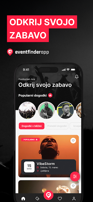 eventfinderapp: Nearby events Screenshot 0
