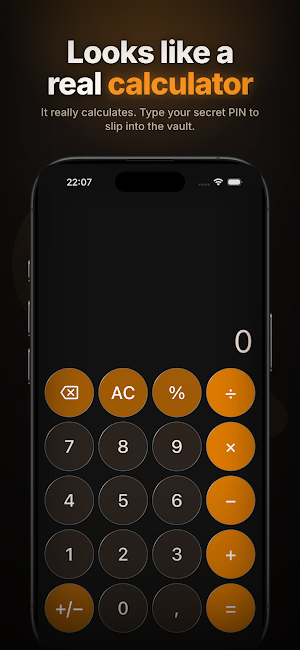 Photo Vault - Calculator Lock Screenshot 0