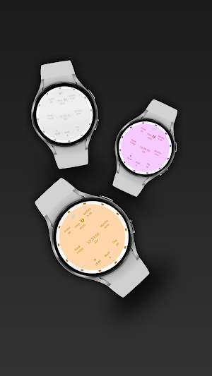 Simple White Watch Face CWF001 Screenshot 3