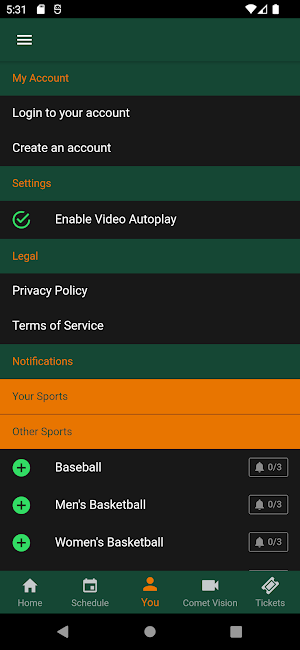 UT Dallas Athletics Screenshot 3