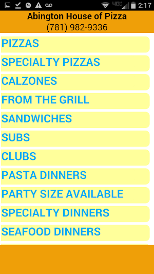 Abington House of Pizza Screenshot 1