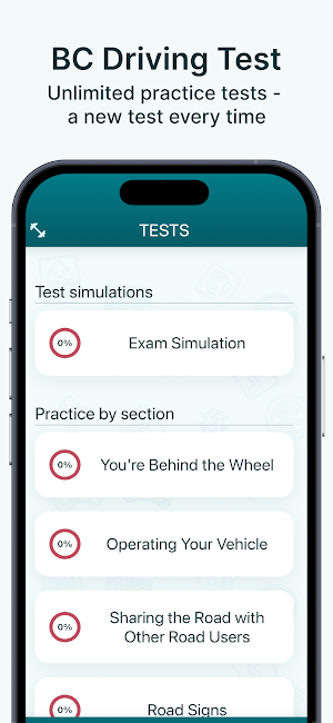 BC Driving Test Practice 2026 Screenshot 0
