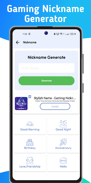 Stylish Text - Nickname Arts Screenshot 3