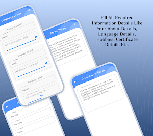 Resume Builder : PDF CV Maker Screenshot 3