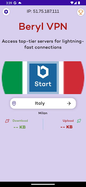 Beryl VPN: Universe Proxy Pro Screenshot 1