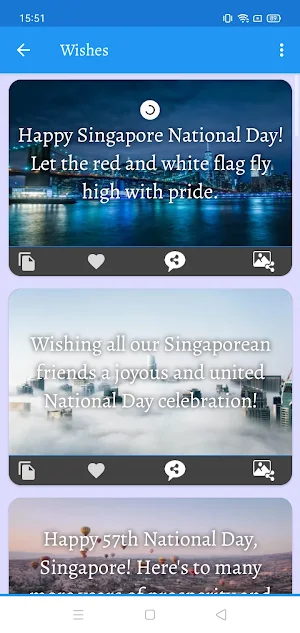 Singapore National Day Wishes Screenshot 3