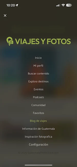 Viajes y fotos Screenshot 2