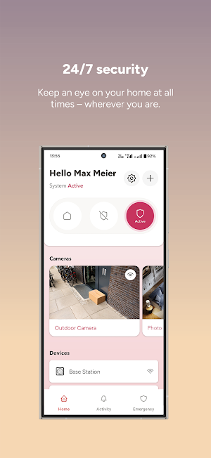Sunrise Home Security Screenshot 2
