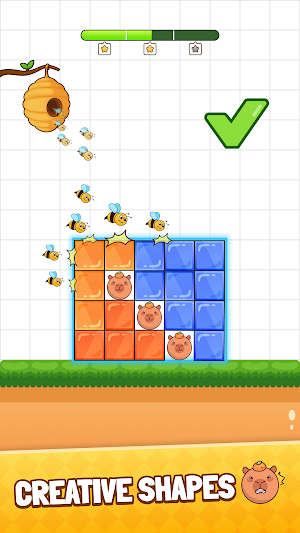 Capybara Rescue: Block Puzzle Screenshot 1