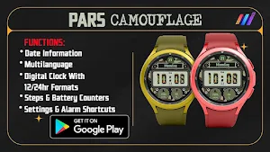 Pars Camouflage Watch Face Screenshot 1