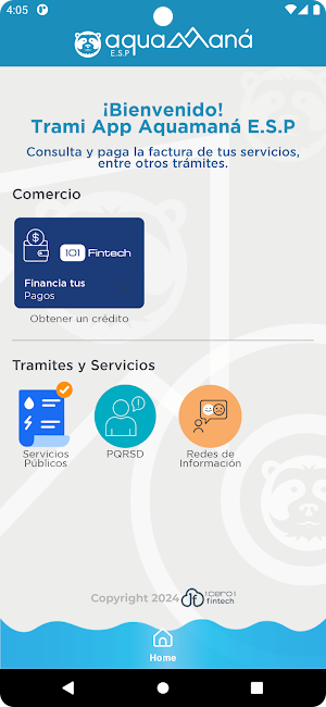 Trami App Aquamana Screenshot 1