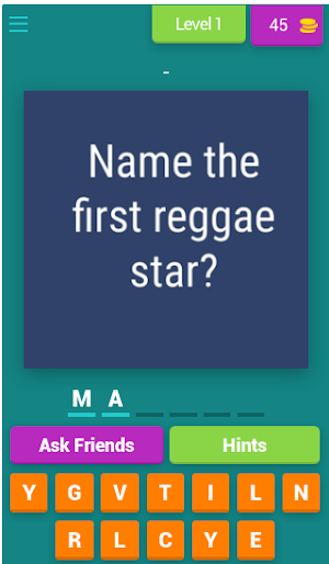 Reggae Quiz Screenshot 1
