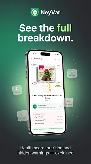 neyvar - Food Scan & Nutrition Screenshot 3
