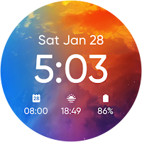 24 Hour Sky Watch Face