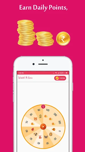 Watch & Earn - Free Rupee Screenshot 1