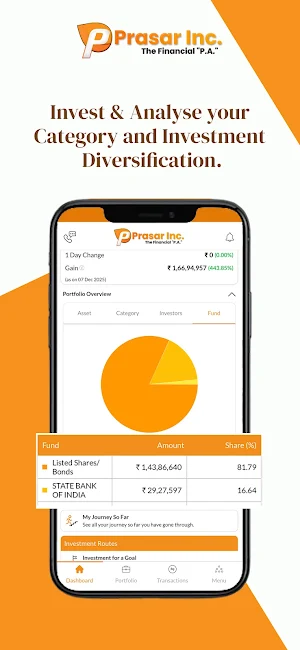 Prasar Inc : Mutual Fund, SIP Screenshot 0