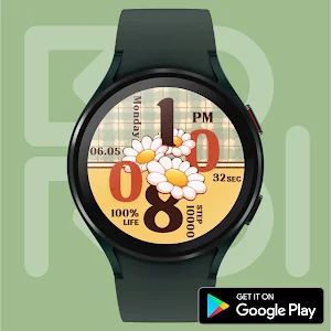 Yellow Flower Drawing Watch Screenshot 2