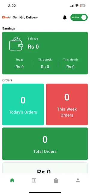 SemiGro Delivery Screenshot 1