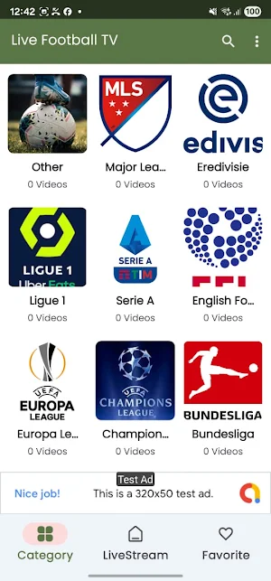 Cricfy Football Live TV Screenshot 1