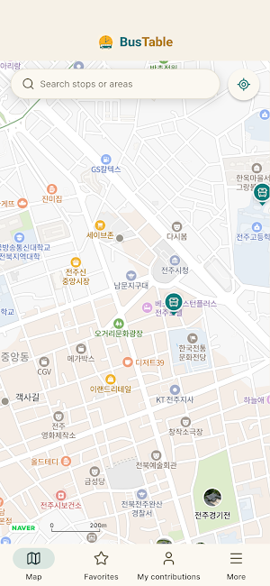 BusTable: Bus Timetables & Map Screenshot 0