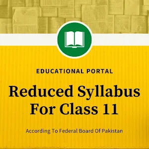 Reduced Syllabus Class 11 Federal Board Screenshot 0