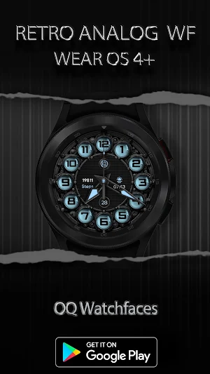 Retro Analog WF Wear OS 4+ Screenshot 1