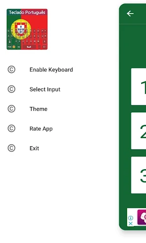 Portuguese Keyboard 2022 Screenshot 2
