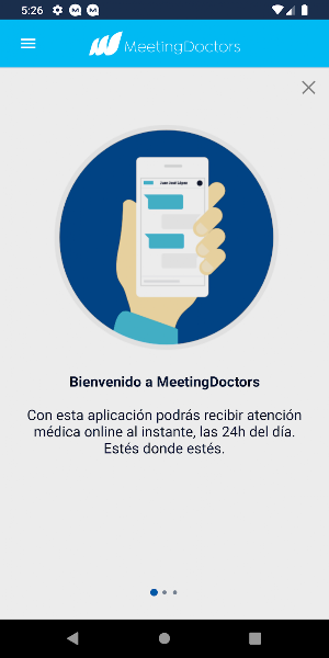 MeetingDoctors Chat Médico Screenshot 2